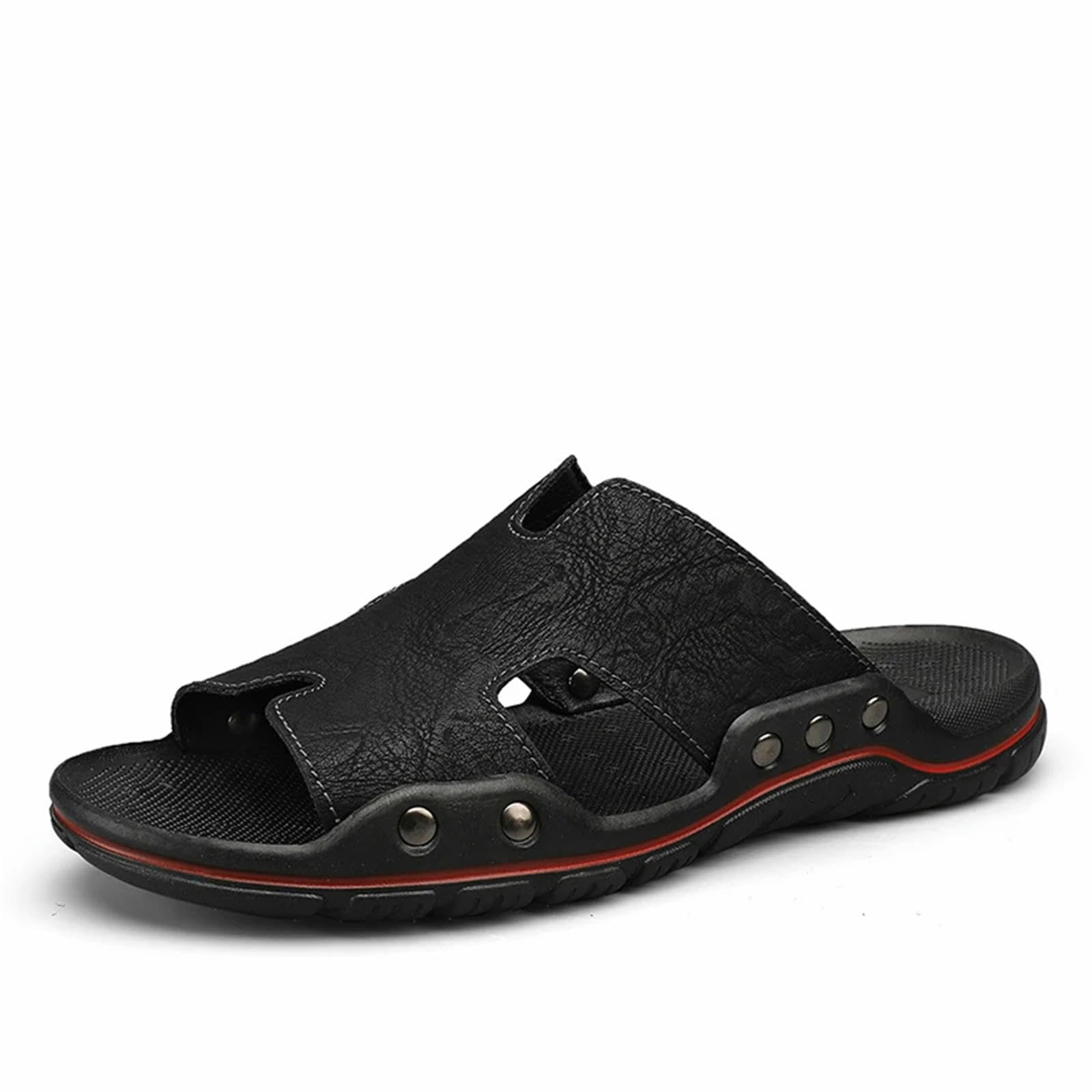 Sommer Hausschuhe Herrenschuppen Sommer Außerhalb Sandalen Große Größe 39-48 Strandruhrschuhe Casual Slide