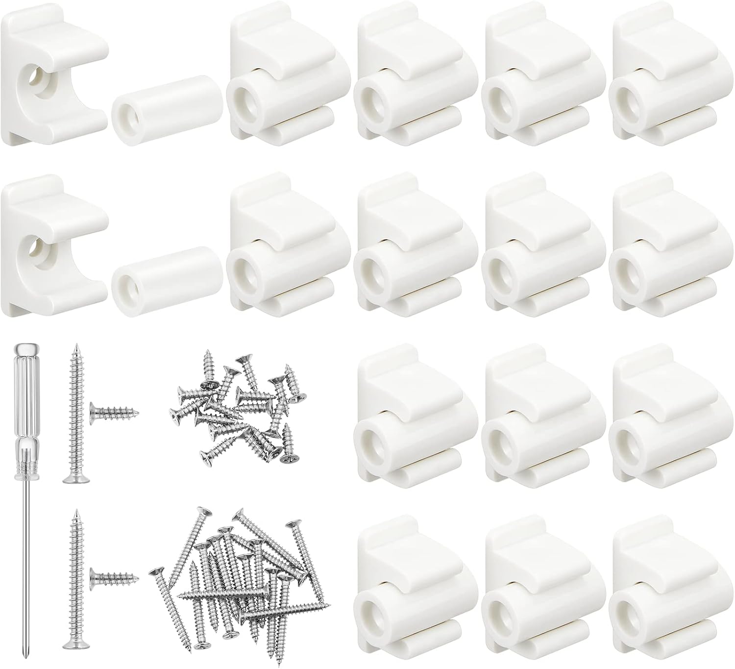 Juexica 24 Pairs False Front Clip False Front Clips False