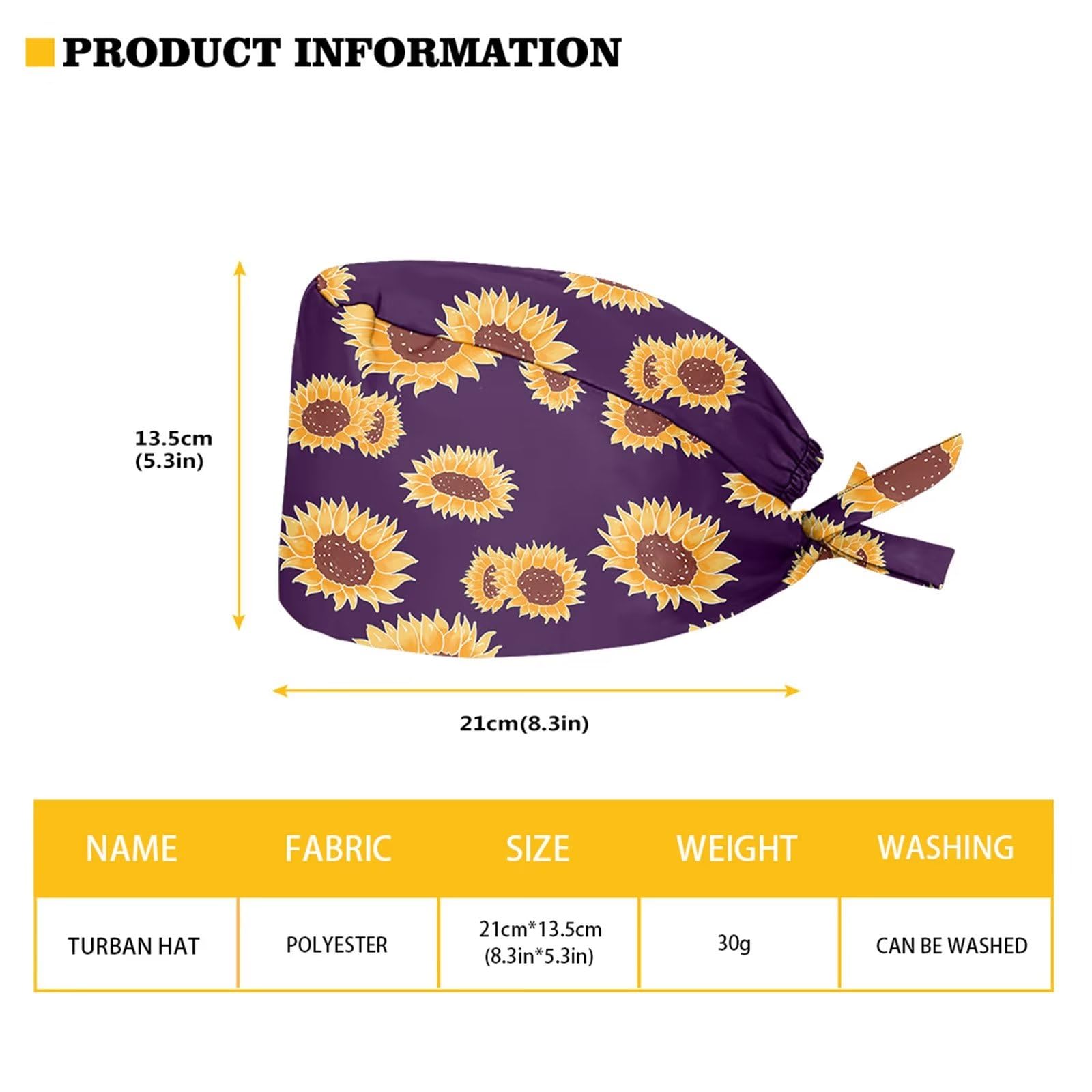 Yuuxorilu Cute Corgi Scrub Caps for Women Men Adjustable Working Cap with Sweatband Bouffant Tie Back Hat 4 Pack