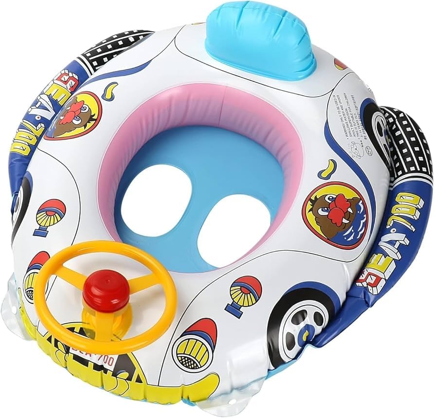 Swim Ring for Kids Inflatable Pool Float Tube for 1-5 Years Baby Girl Boys Inflatable Swimming Safety Tube (Swimming Ring)-image-28