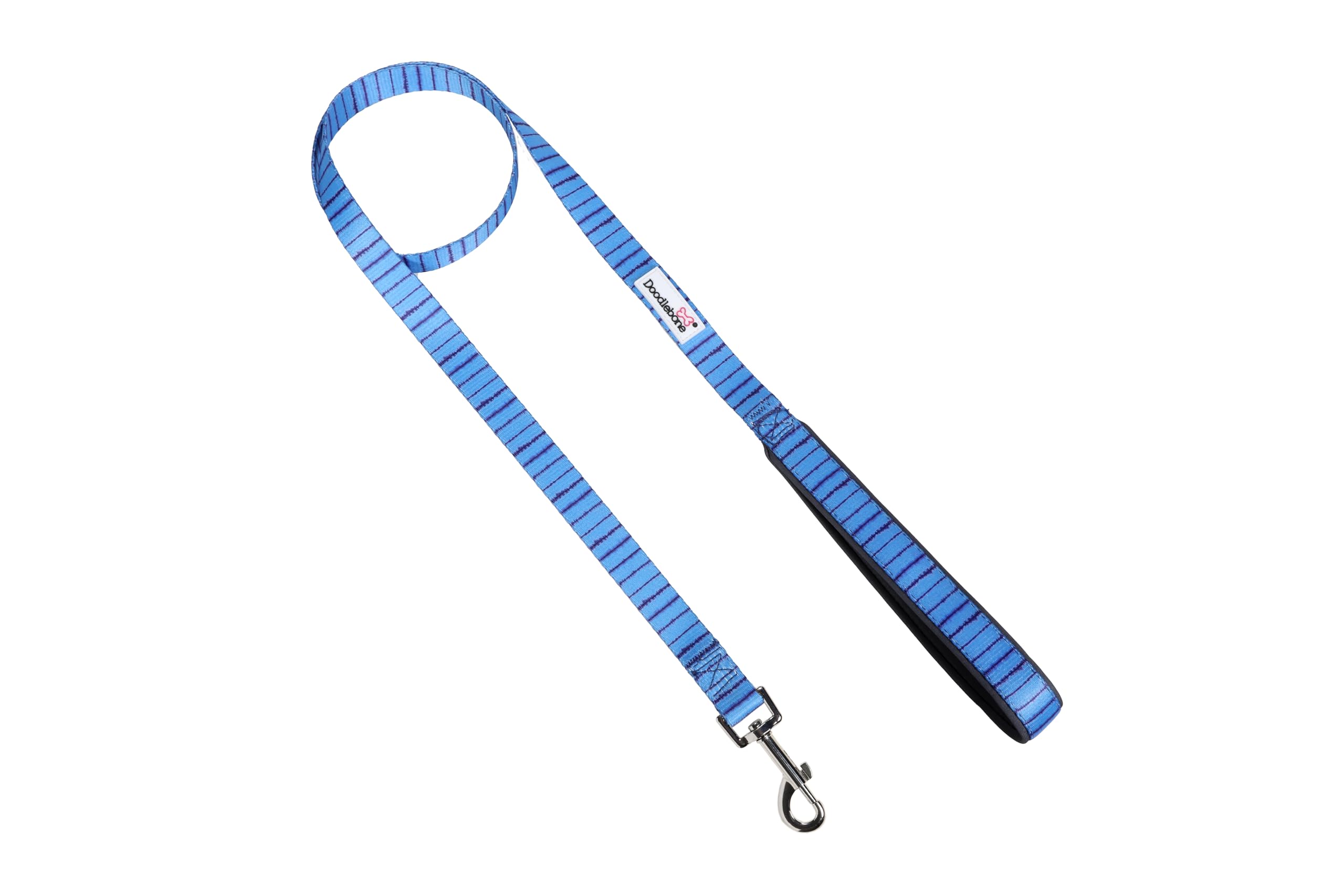 Doodlebone, Padded Dog Lead, Comfortable Dog Leash with Soft Neoprene Padded Handle, Strong Clip, 120cm Length