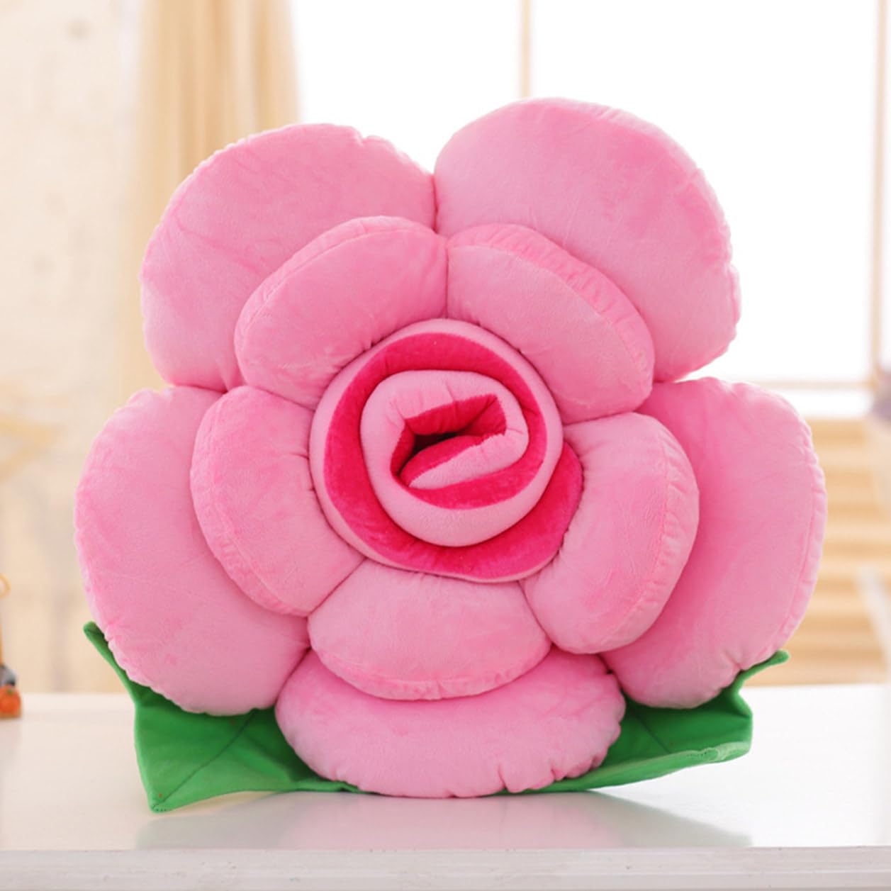 Amazon.co.jp: [LSDZW] 華やか な ローズフラワークッション 薔薇 バラ 