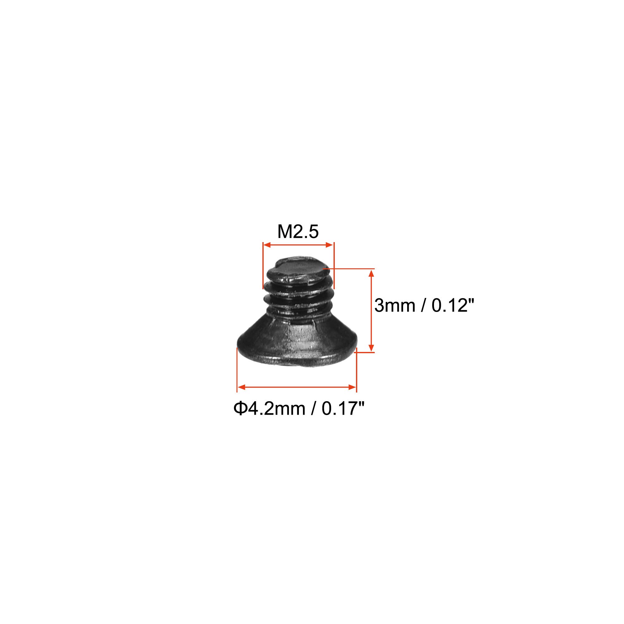 M2.5 x 3mm Phillips Screws - 500 Pack -3 M2.5 x 3mm Phillips Screws - 500 Pack -3