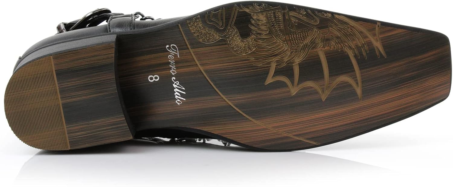 Ferro Aldo Men's Western Boot Collection | Casual & Dress Ankle Boots in Cowboy, Chelsea, & Biker Styles for Men - Image 7