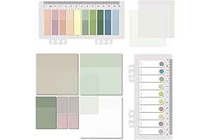 BAYTORY Transparent Sticky Notes for Studying Supplies