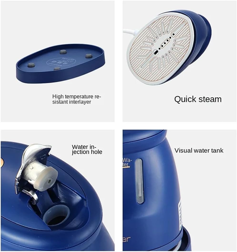 Mini Handheld Garment Steamer, Mini Ironing Machine, Steam Ironing Machine, Household Small Portable Mini Hand-Held Hanging Ironing, Electromechanical Iron Dry And Wet Ironing Artifac (1Pcs)