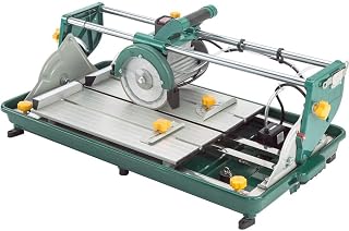Grizzly Industrial T28360 7-Inch Overhead Wet Tile Saw - 18" Cuts, 1-1/4" Thick, Quiet 1HP Motor for DIY Tile Projects