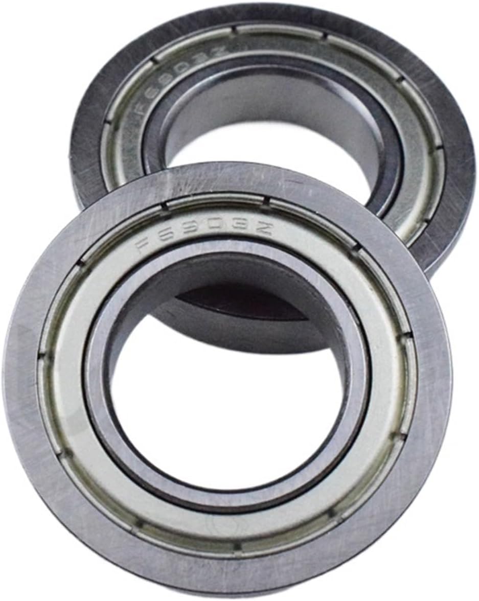 Flange Bearing 10pcs F6903ZZ 17 * 30(32.5)*7(mm) Chrome Steel Metal Sealed High Speed Mechanical Equipment Parts