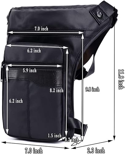 Miniatura 6 de Bolsa táctica militar impermeable para la pierna, para motocicleta, bicicleta, multifuncional, para el muslo, senderismo, viajes, pesca, cintura