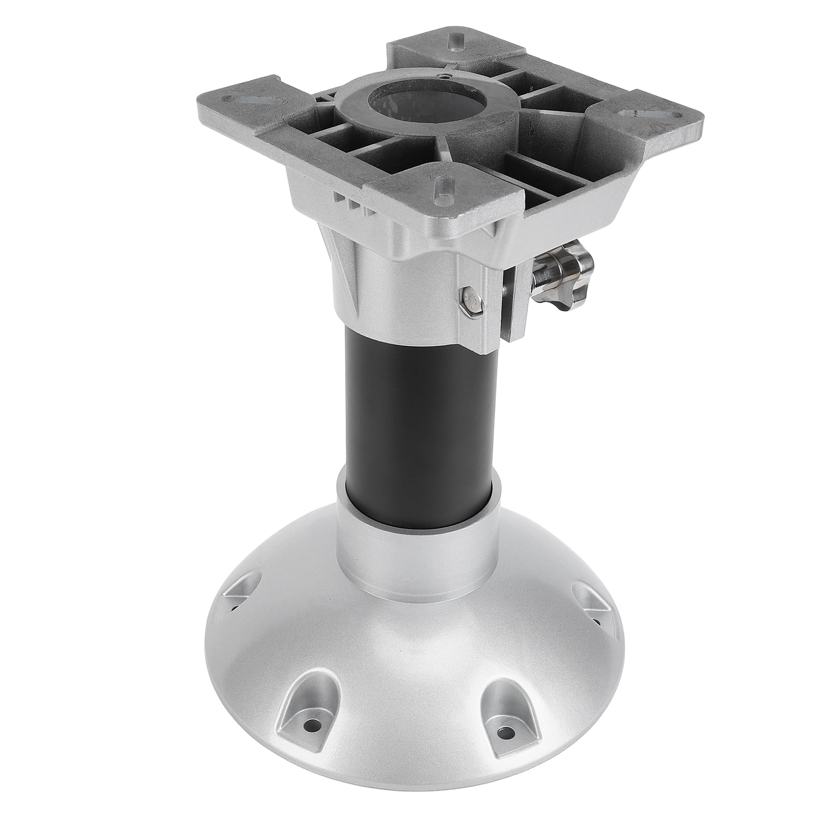 Boat Pedestal Aluminum Alloy Removable Captain Chair Pedestal 330mm for Yacht Boat