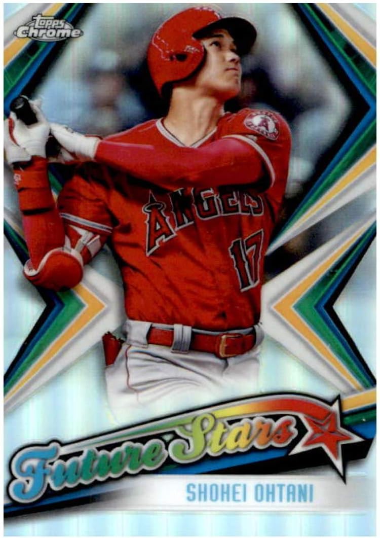 2019 Topps Chrome Future Stars Refractors #FS-1 Shohei Ohtani Los Angeles Angels Baseball Card
