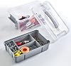Orret Home Bölmeli ve Katlı Plastik Organizer Makyaj Düzenleyici – Kilitli Takım Sandığı Organizer Kutu, Taşıma Kulplu Çok Amaçlı Düzenleyici, Katlı Saklama Kutusu (9 Litre)