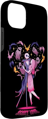 Vista 21 de iPhone 12 Pro Max Disney The Nightmare Before Christmas Jack Sally Scary Love Case