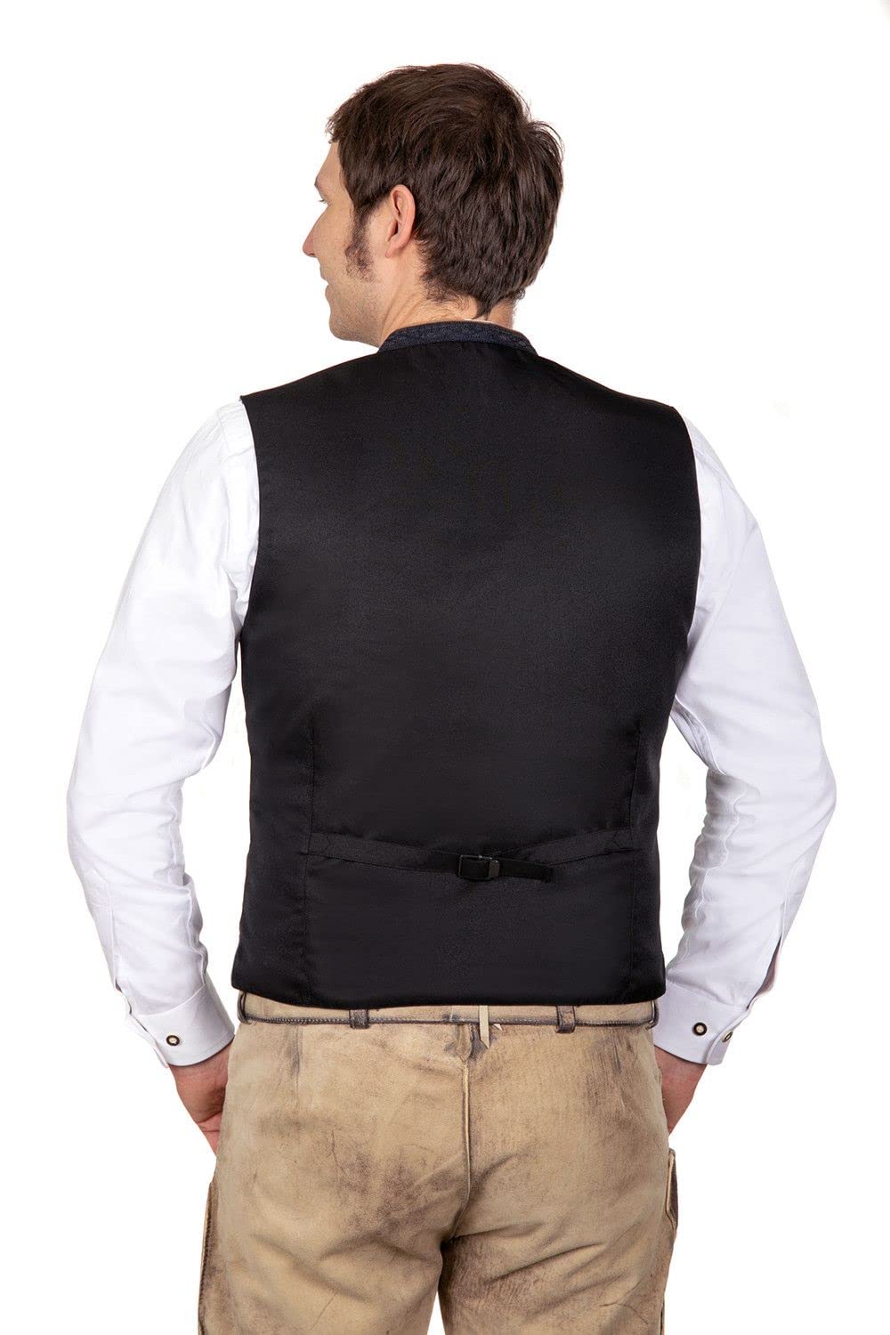 Elegante gilet in lino blu scuro, verde oliva o rosso, taglia 46-64