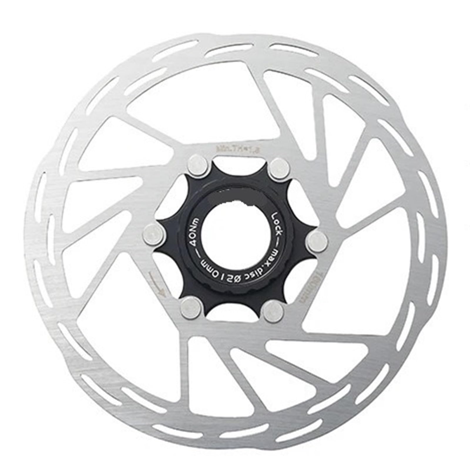 Disque de Frein VTT Frein à Disque, Disque de frein Center Lock et 6 boulons robuste 140 mm, 160 mm, 180 mm, pour VTT/route(Center Lock 140mm)