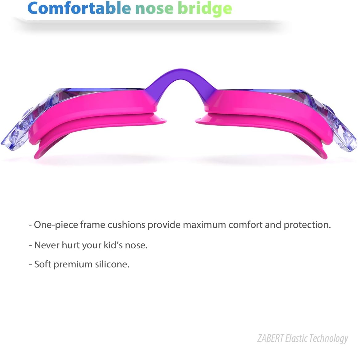 K20 Swimming Goggles for Kids Girls Boys Age 3-10 Years Old, Anti-fog 100% UV Protection with Travel Bag