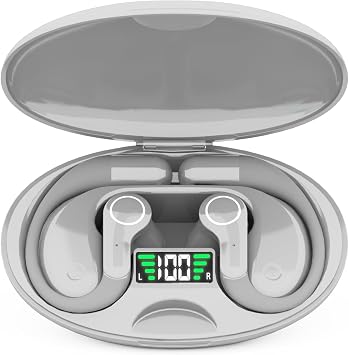 AI Language Translation Earbuds Real Time, OWS 3-in-1 Translator Earbuds Device 150 Languages & Accents, Audifonos Traductores Ingles Espanol,Bluetooth 5.4,Open Ear Headphone fit iOS & Android-Grey