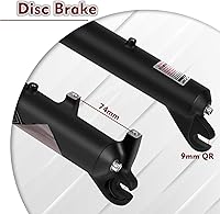 Vista 6 de BUCKLOS 26 x 4.0 pulgadas Fat Tire MTB Horquilla de suspensión, 3.937 in cubo de espaciado de viaje 5.315 in 1 1/8 tubo recto Bloqueo manual 0.354