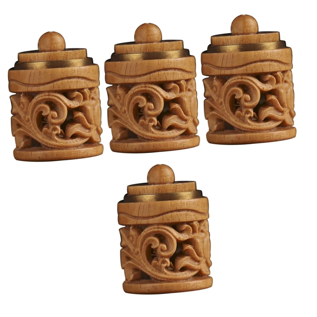 ARTSEWPLY Holz Fuchs Anhänger - Aromatherapie Diffusor Als Auto-Deko & Schlüsselanhänger