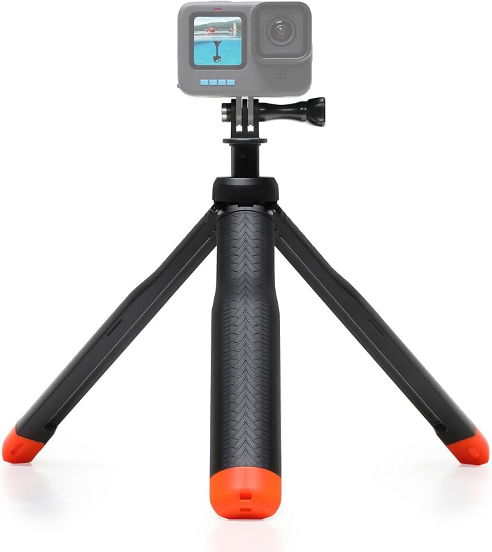 4-in-1 Floating Selfie Stick Tripod for GoPro Hero 13 12 11 10 9 8 | Floating Tripod, Floating Hand Grip & Waterproof Floating Extension Pole for GoPro, Insta360, DJI Osmo Action 6/5 Pro/4/3