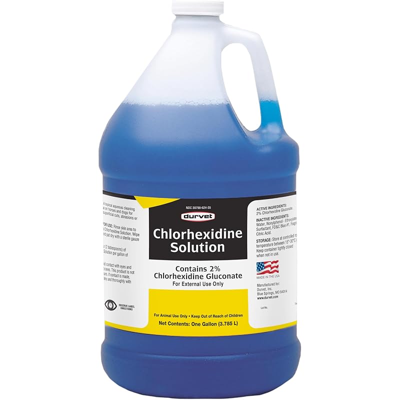 Chlorhexidine 2% for Horses & Dogs, One Gallon