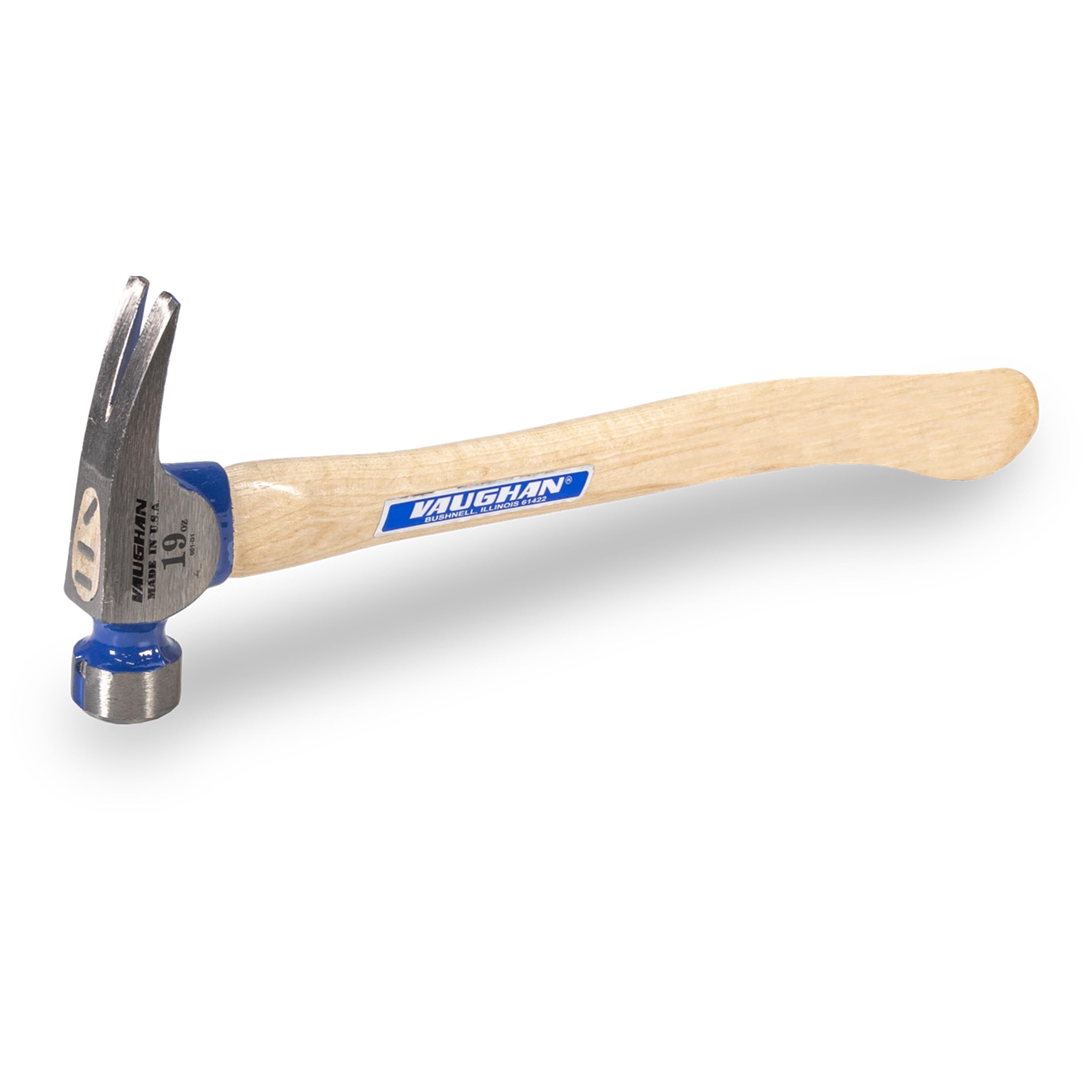 VAUGHAN CF2-HCP California Framer Hammer, 19 oz Smooth Head, Nail Starter, Made In The USA, VN11610