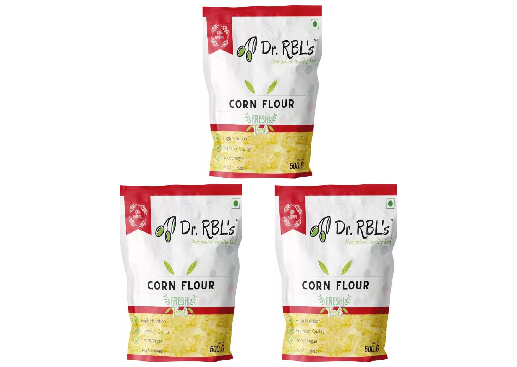 Dr. RBLs Corn Flour | Makka/Maize Atta for Cooking | Freshly Ground Corn Powder | Gluten-Free and Convenient Pack of 2|1000g (B0C3XNYMY4) Amazon Price History, Amazon Price Tracker