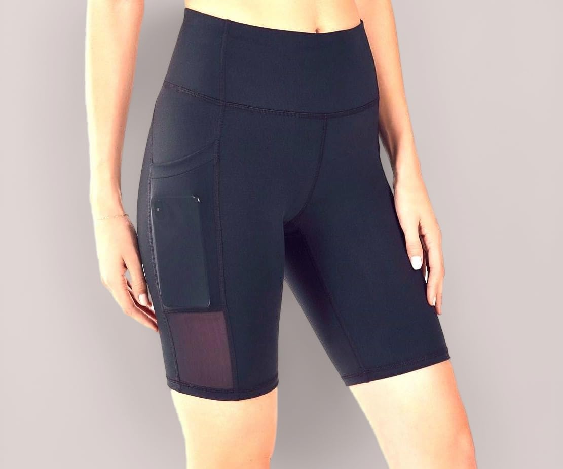 Poly Spandex Womenโs Sports Shorts for Slim