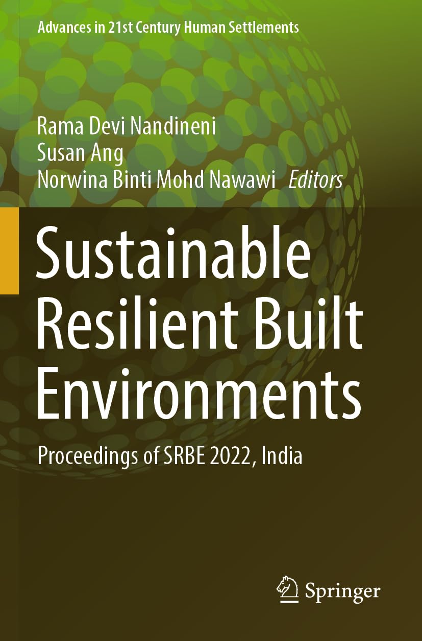Livre de génie civil SRBE 2022 India guide environnements bâtis durables