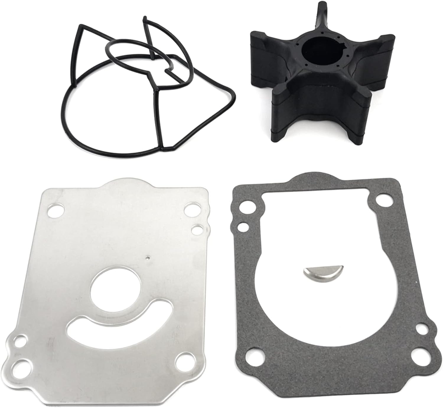 MARKGOO 17400-93J04 Water Pump Impeller Repair Kit for Suzuki 4 Stroke Outboard V6 200 225 250 HP DF200 DF225 DF250 Boat Motor Engine Rebuild Service Parts Replacement Sierra Marine 18-3264
