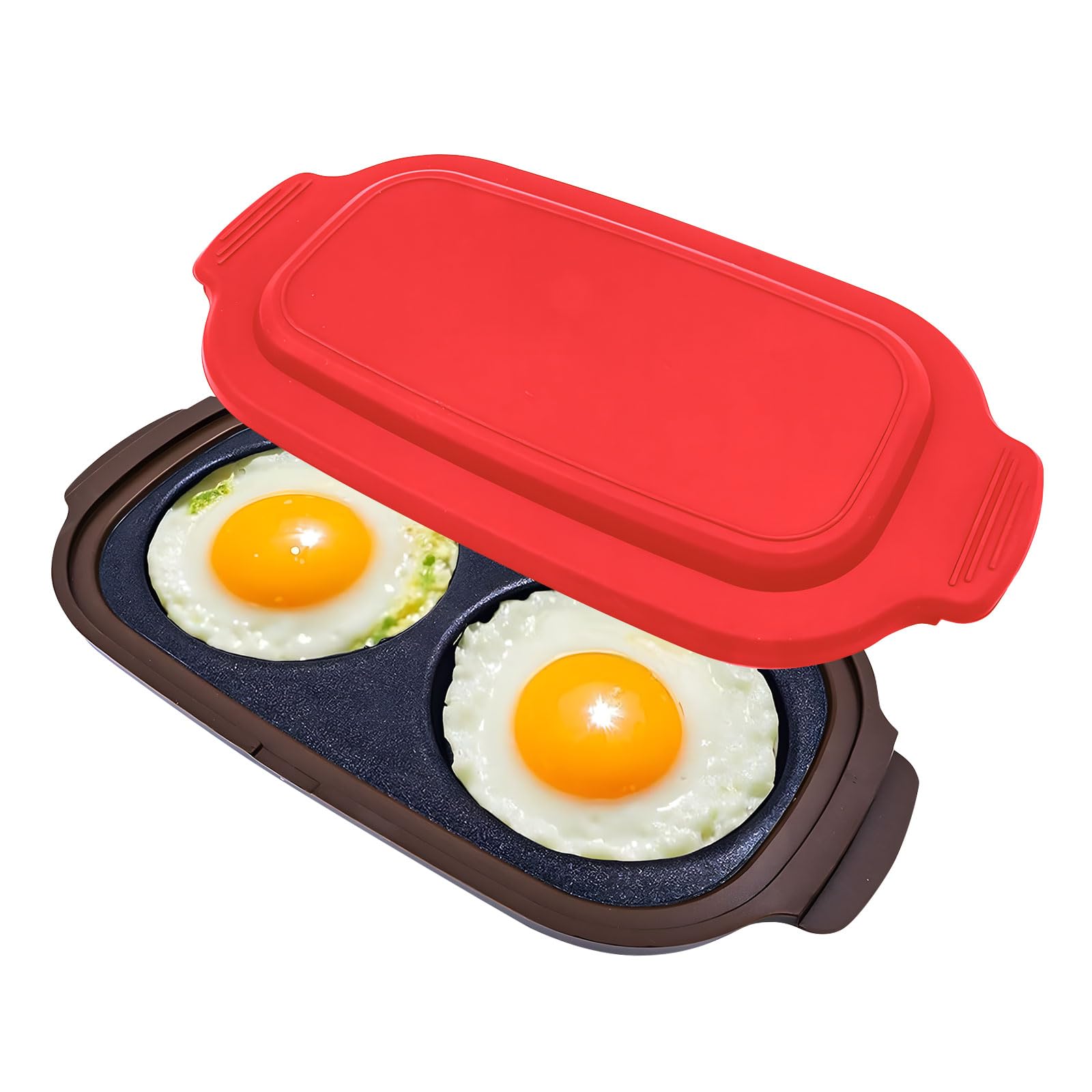 Jazuaiao Portable Microwave Eggs Cooker for Dorms Large Capacity Dishwasher Safe Food Grade Meal Preparation Tool Microwave Eggs Cooker