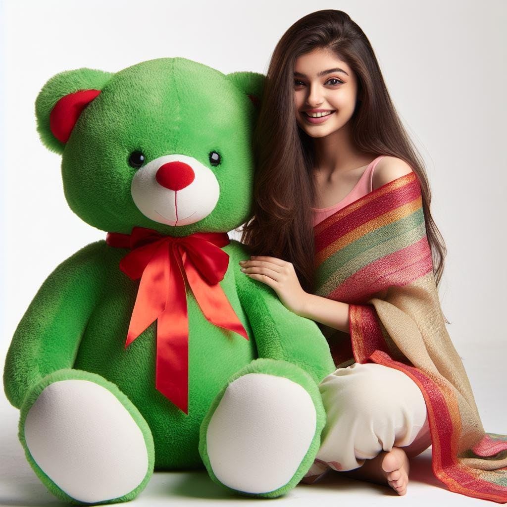 Maska Big Teddy Bear Stuffed Animal Soft Toy Plush Gift (4 Feet, Green) (B0D1NZG6TM) Amazon Price History, Amazon Price Tracker