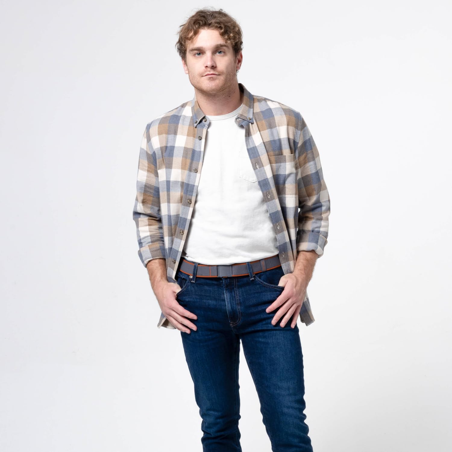 Arcade Belts A2 Unisex Adventure Belt: Heavy Duty Stretch, Metal Free Buckle