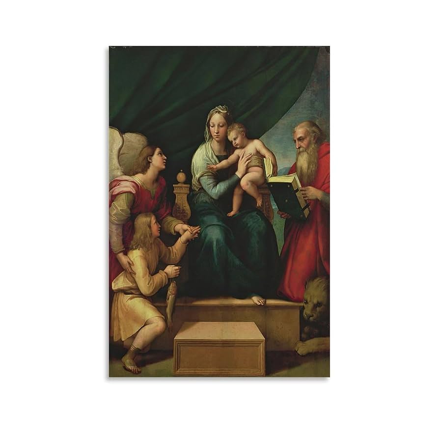 Amazon.co.jp: 画家 ラファエロ・サンティ 世界の名画 大天使