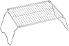 ZORMY 13 Folding Campfire Grill, 304 Stainless Steel Firepit Grill Grate, Heavy Duty Portable Camping Grill with Carrying Bag, Gas BBQ Grill Grate for Backpacking, Hiking, Picnics Medium