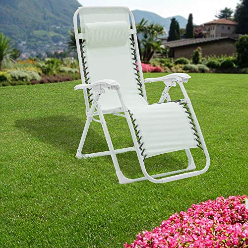 Sedia sdraio pieghevole esterno reclinabile - zero...