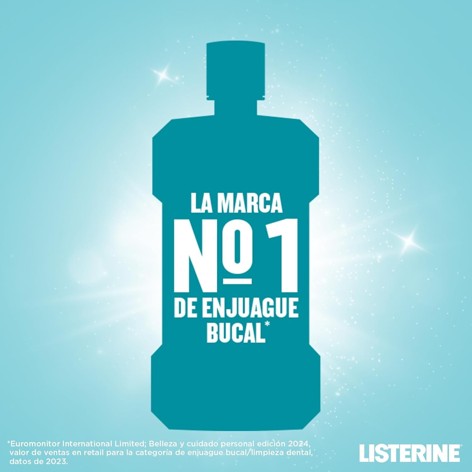Listerine Płukanie jamy ustnej Mentol, Miękki smak, 1000 ml x 2