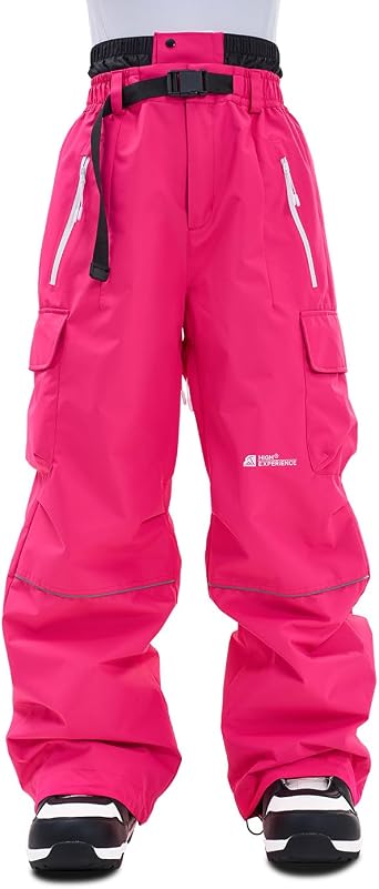 Womens Mens Snowboard Pants Baggy Ski Pants Snow Insulated