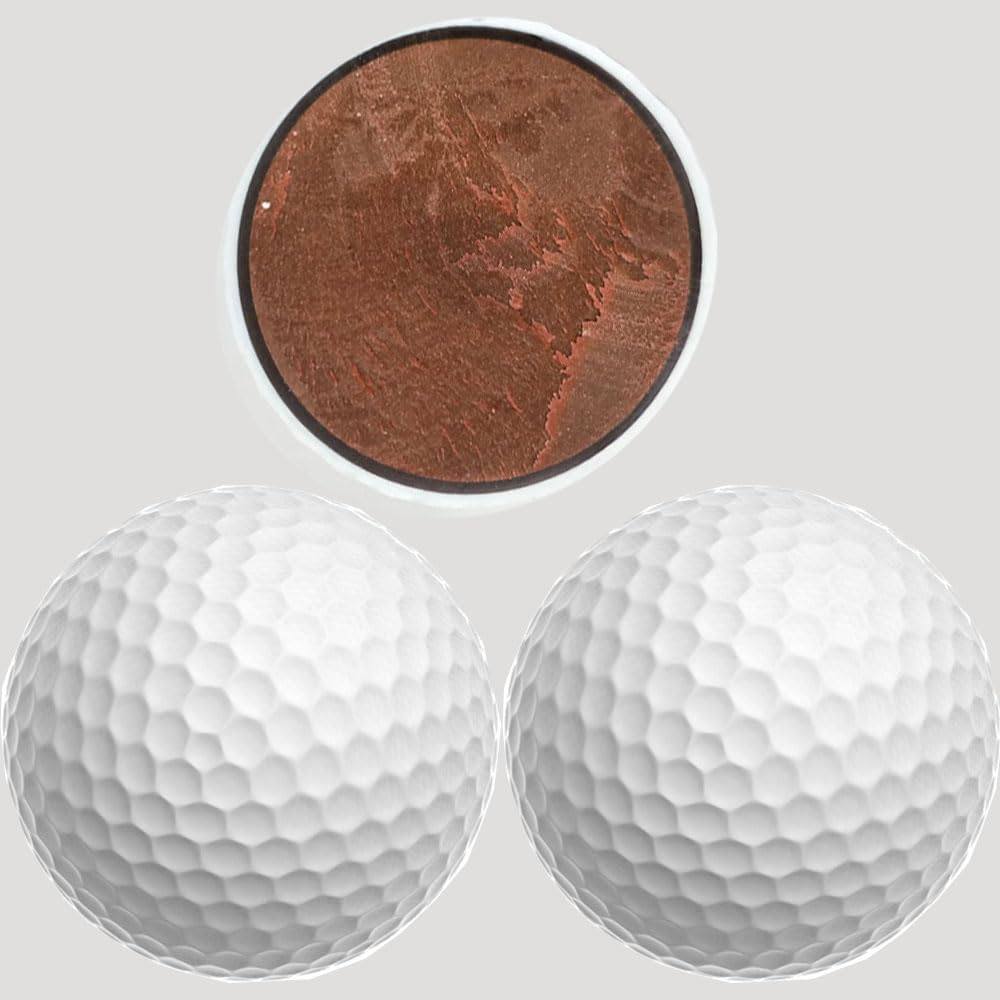 Juego de 6 pelotas de golf de 42 mm, blandas para entrenamiento en interiores o exteriores, color blanco