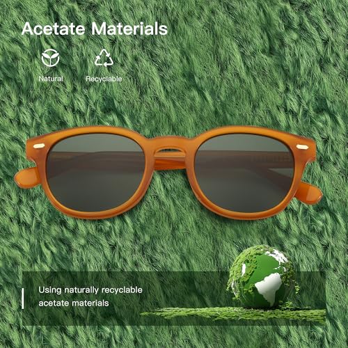 ZENOTTIC Women Sunglasses Polarized Trendy: Retro Round Sun Glasses UV Protection - Classic Designer Shades Unisex3