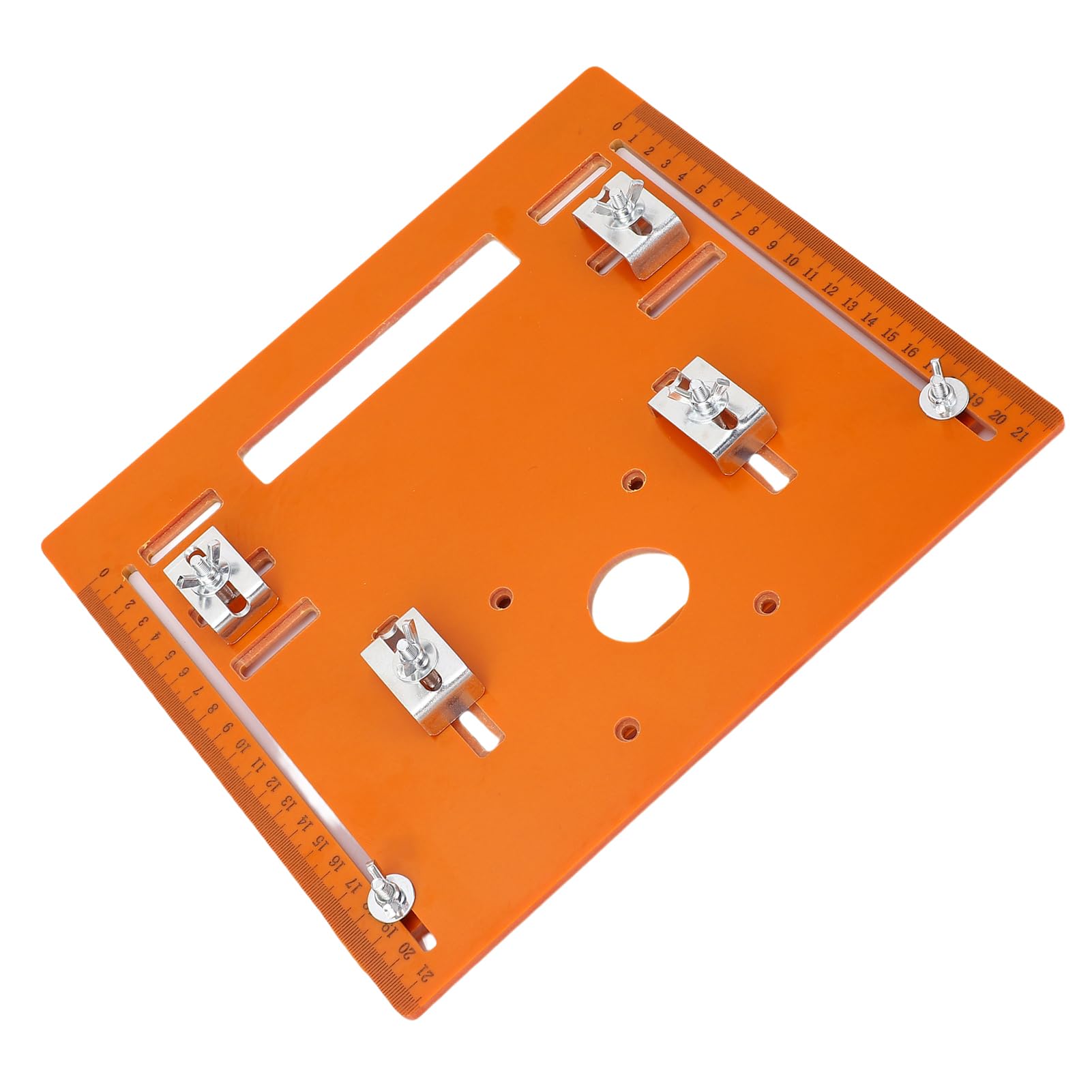 Naroote Placa de Base de Sierra Circular, Placa de Mesa de Enrutador Portátil para Trabajar la Madera