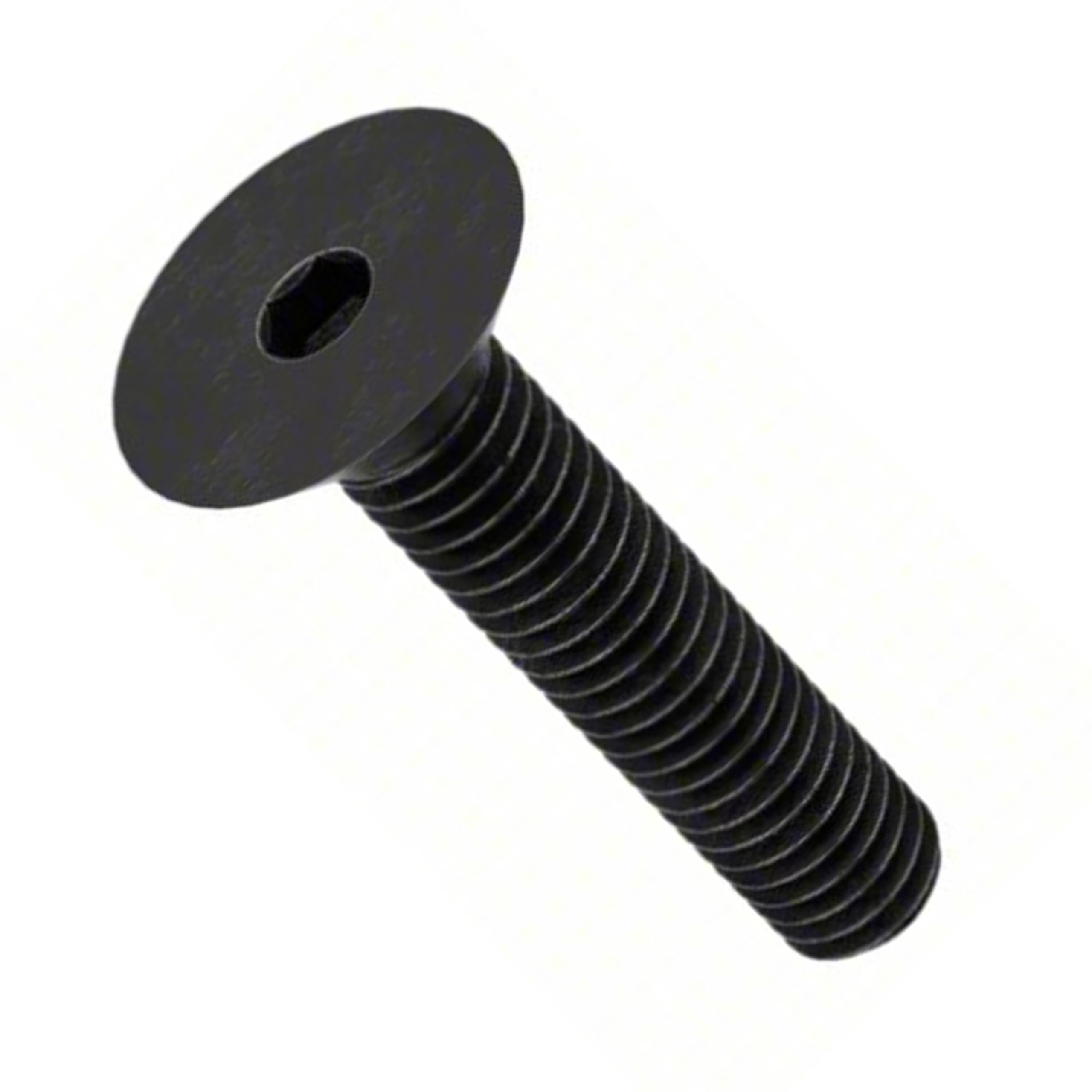 MonsterBolts - M4 x 18mm Flat Head Socket Cap Screws, DIN 7991, Alloy Steel, Black Oxide, 50 Pack