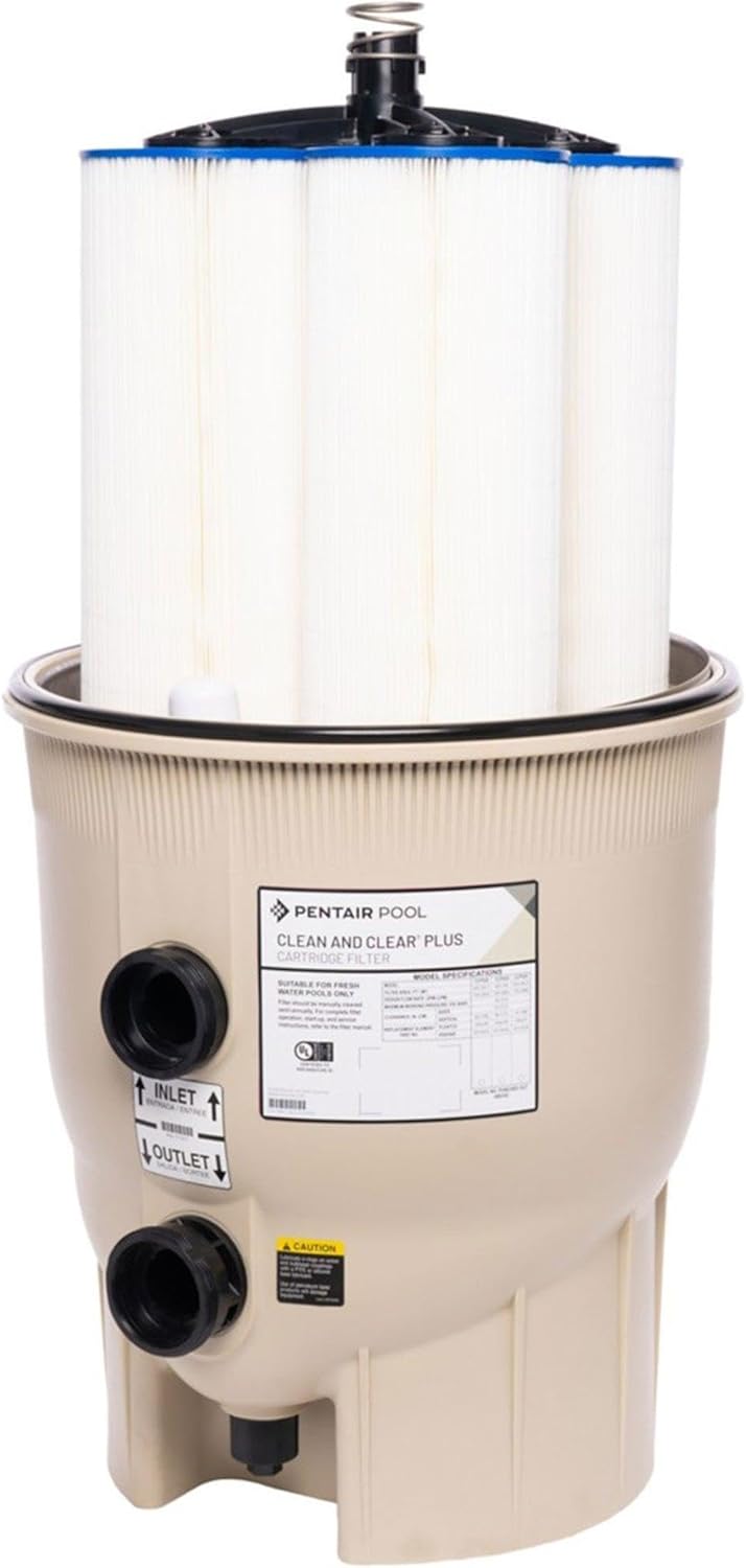 Pentair EC-160301 Clean & Clear Plus 420 sq. ft. Cartridge Pool Filter - Limited Warranty