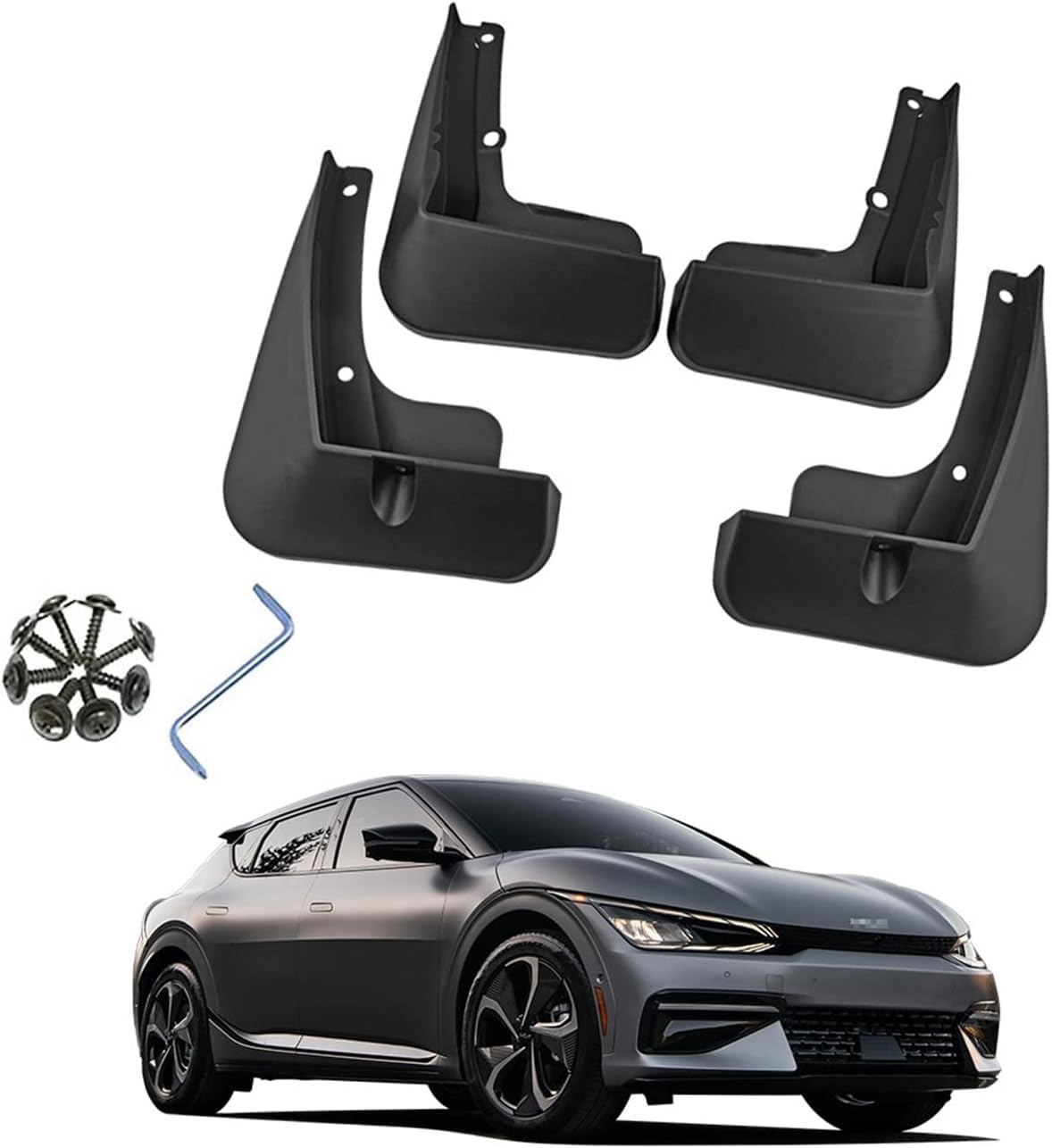 PLKASHUC Mud Flaps Car Mudguards for Kia 2022-2023 EV6.