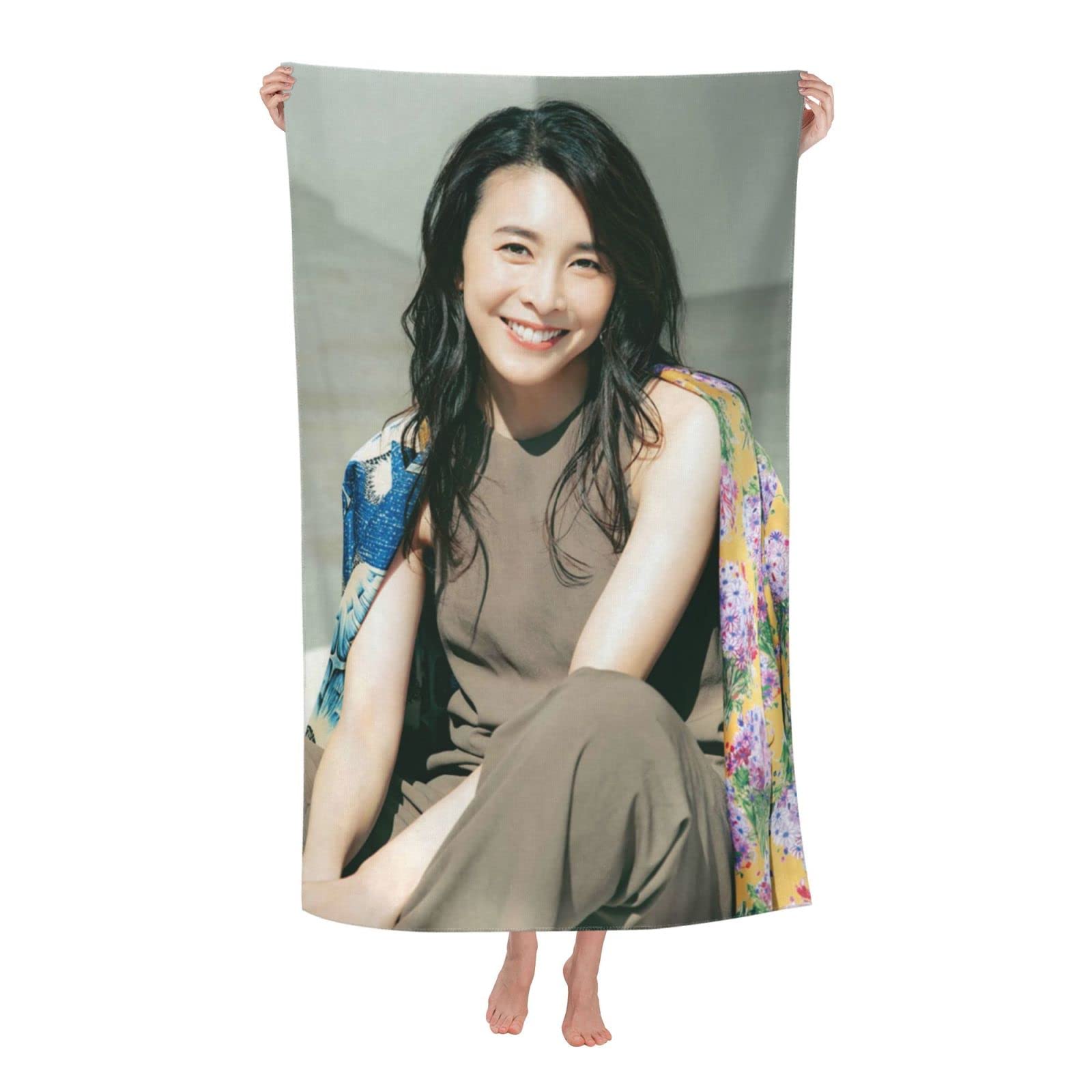 Amazon｜竹内結子たけうち ゆうこ ビーチタオル バスタオル 抗菌 防臭