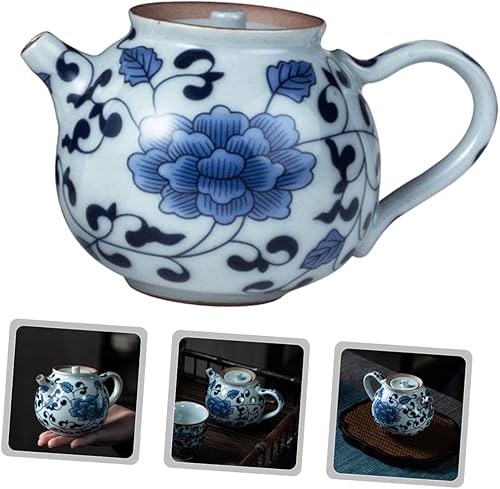 Miniatura 6 de Tetera china retro mini tetera de cerámica tetera tetera para el hogar estilo vintage regalo