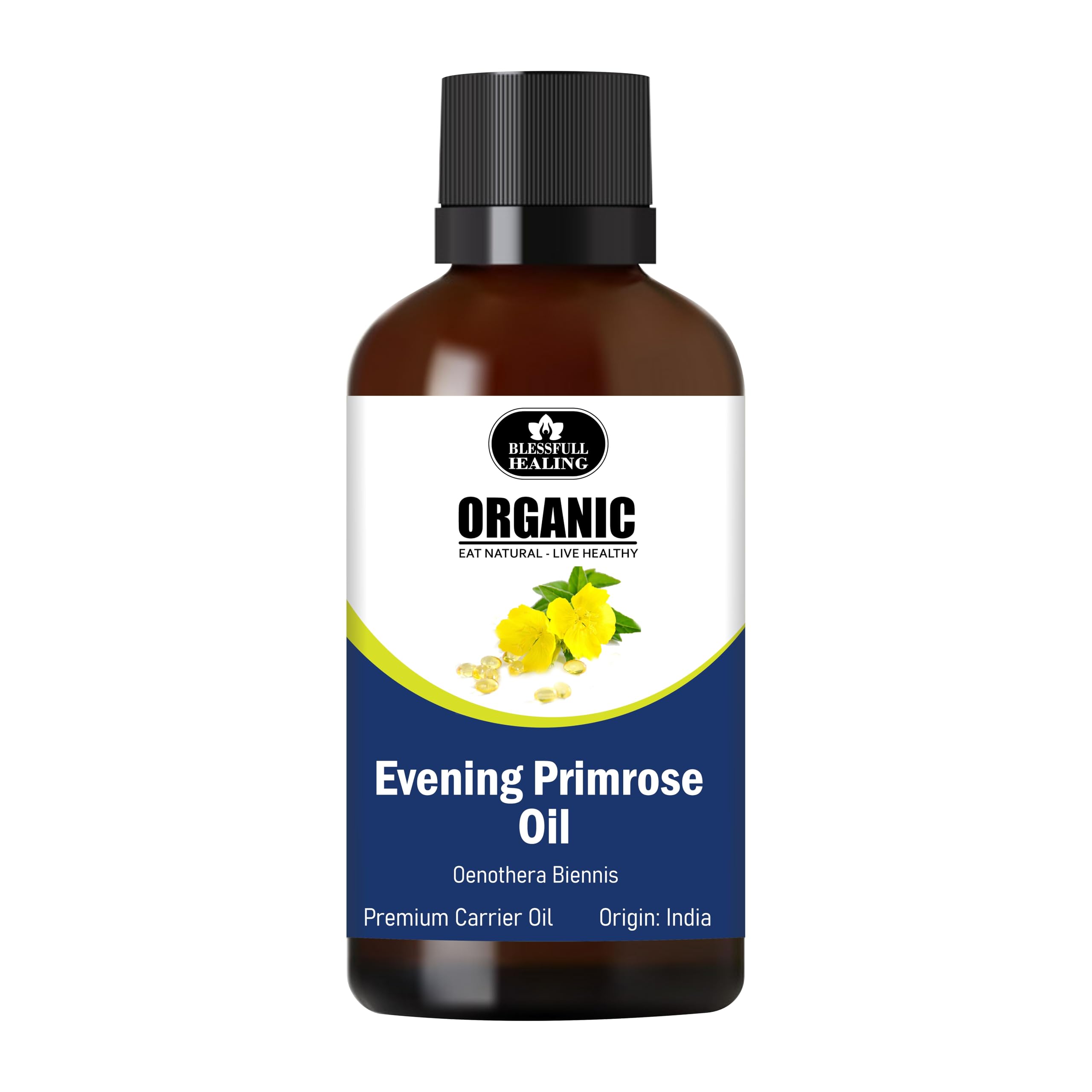 Blessfull Healing Evening Primrose Oil 1 Oz(Ounce) with Liquid Droper