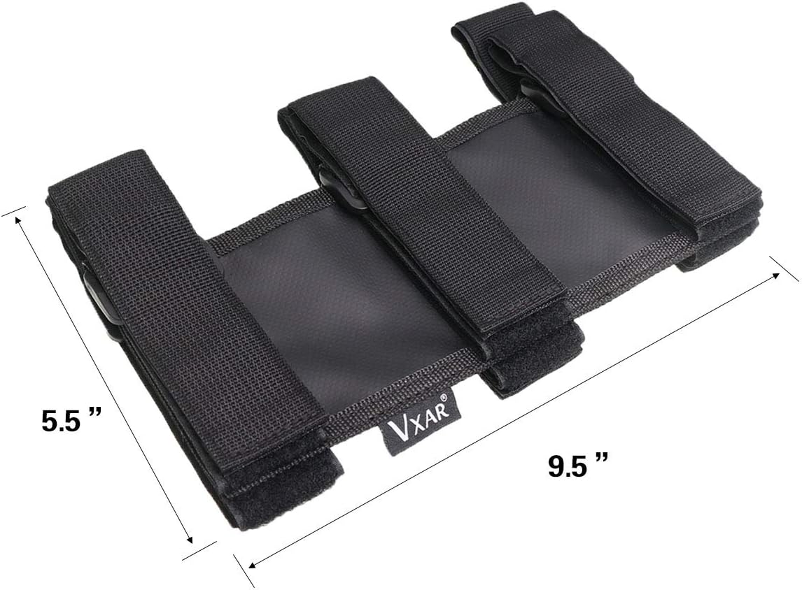 VXAR Fire Extinguisher Holder Mounted for Auto Car UTV(ABS Black1)