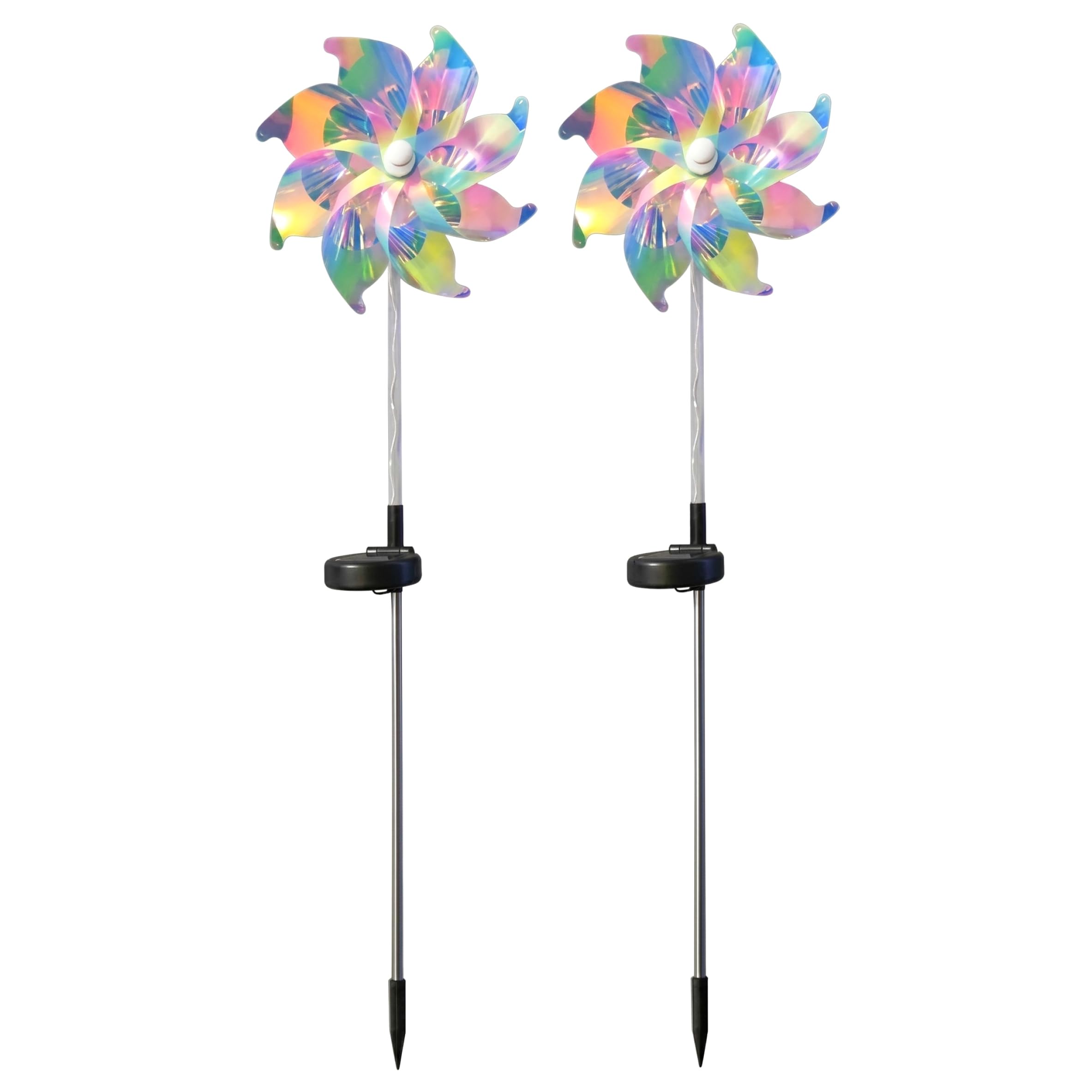 Moulinets de jardin solaires pour illuminer une pelouse extérieure sombre