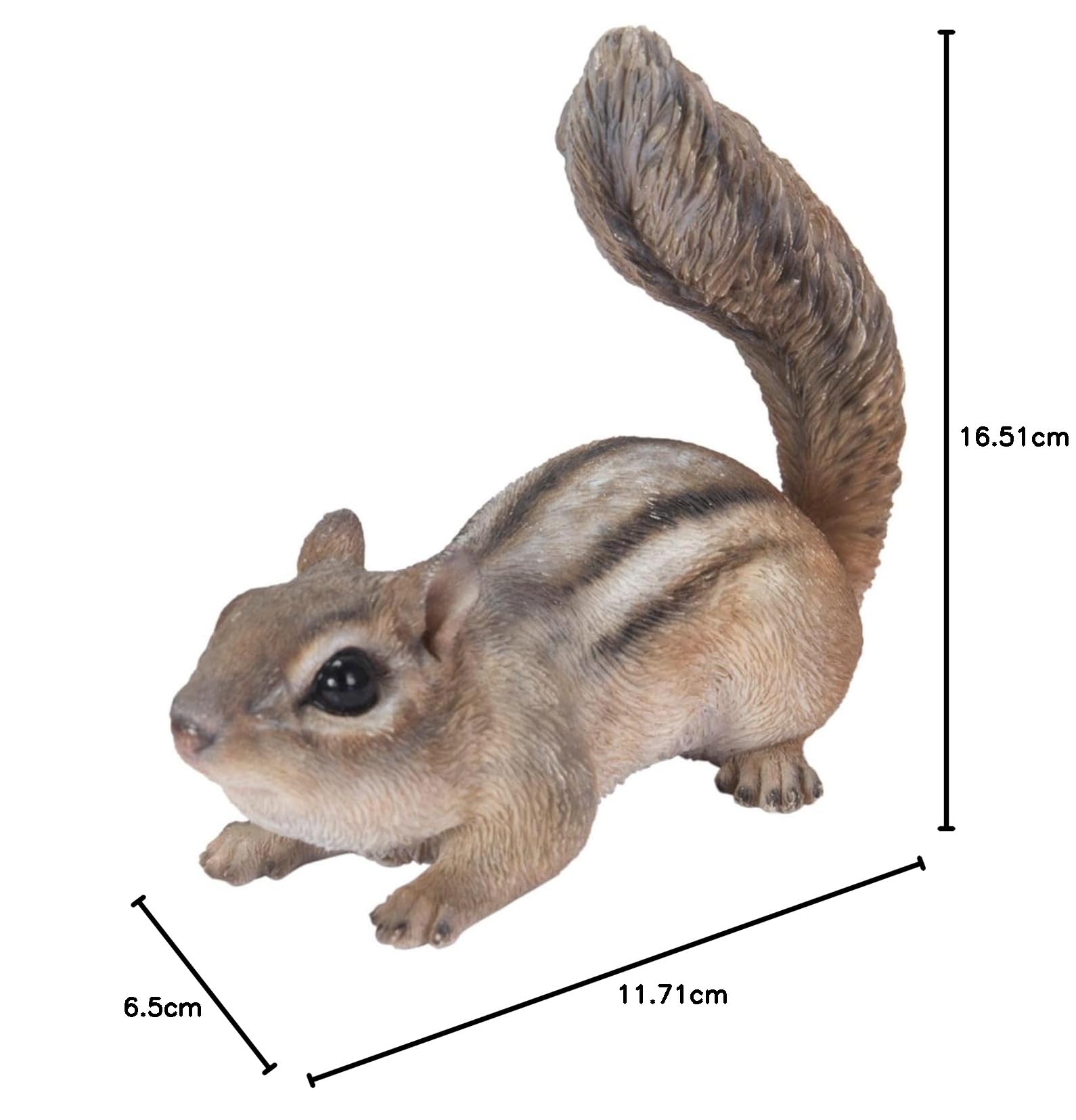 Amazon.co.jp: ウービア 歩き出すシマリス 16.5×6.5×11.7㎝ 人形 